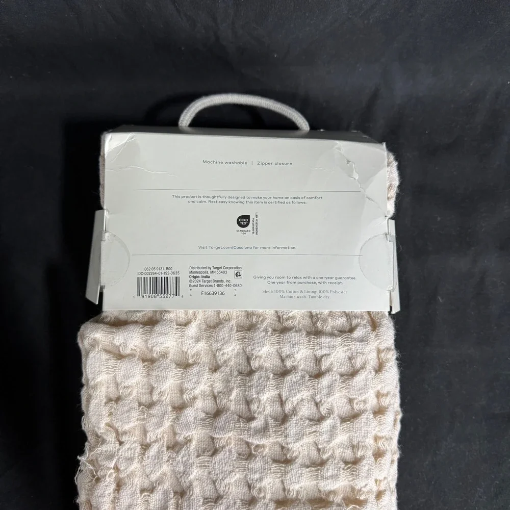 Waffle Body Pillow Cover - Casaluna™